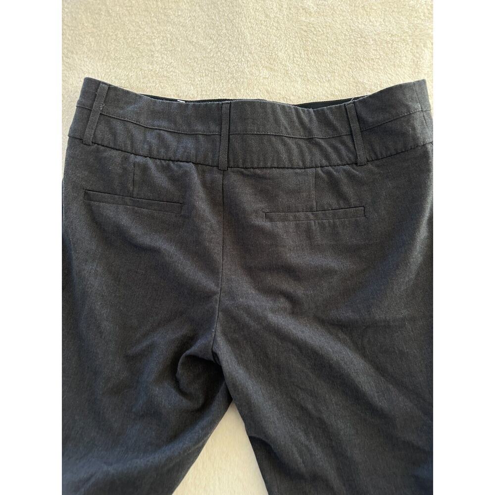 AB STUDIO waist elastic band gray charcoal pant women size 8 - Picture 11 of 14